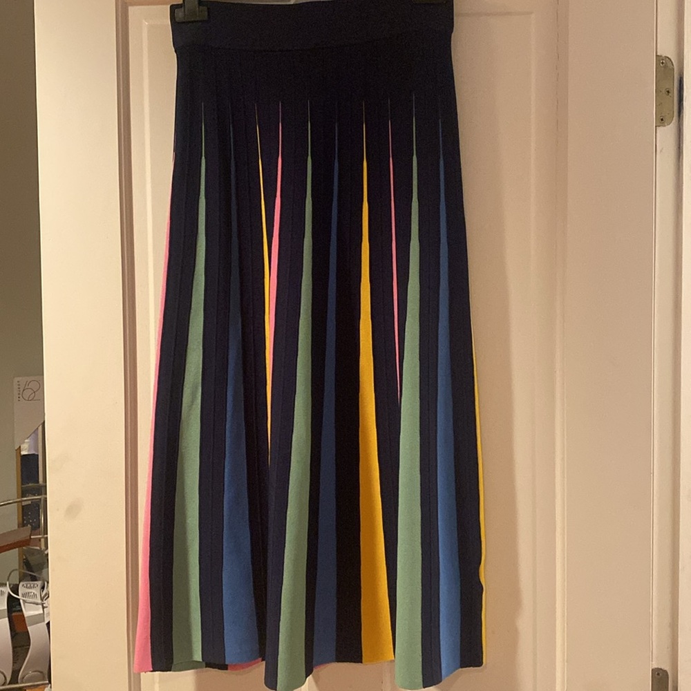 Maeve by Anthropologie Colorful Striped Midi Skirt - Picture 7 of 14